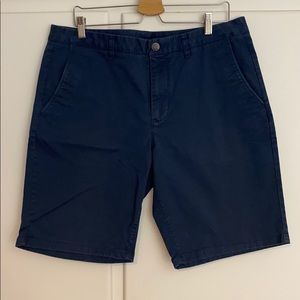 Bonobos Stretch Washed Chino Shorts 36” X 11” Navy